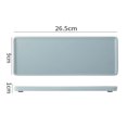 thumbnail image 2 of Bandeja De Tocador De Cerámica Rectángulo Pequeño, Bandeja De Bañera Organizador De Baño, Soporte De Cosméticos Para Tejido Vela Toalla Anillo De Joyería Aparador -1 Pc, 2 of 5