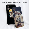 thumbnail image 3 of Funda Para Motorola Edge 30 5G fusion Edge30 neo De Silicona Suave Cubierta Trasera Protectora Negro Tpu Gato Lindo Patrón De Chica De Dibujos Animados, 3 of 4
