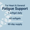 thumbnail image 5 of Life Extension Super-Absorbable CoQ10 with D-Limonene 50mg - High Absorption Ubiquinone Kaneka Q10 Supplement for Energy and Heart & Brain Health Support - Non-GMO, Gluten Free - 60 Softgels, 5 of 10