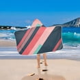 thumbnail image 2 of Yayeee Kids Hooded Towels Toddler Soft Absorbent Beach Bathing Wrap 50" x 23.5", Pink Geometric, 2 of 5