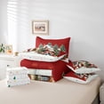 thumbnail image 6 of Castle Fairy Cute Santa Claus Snowman 7-Piece Twin Bedding Sets for Teens Girls Boys,Xmas Snowflake Bedding Comforter Set,Green Red White Breathable Sheet Sets,Ultra Soft Home Decor, 6 of 8