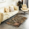 thumbnail image 2 of Erosebridal Deer Rug 3x5 for Bedside Jungle Elk Moose Area Rug,Hunting Animal Indoor Floor Mat for Living Room Bedroom Doorway,Woodland Accent Rug Set Home Room Decor, 2 of 5
