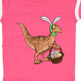 thumbnail image 4 of Inktastic Easter Velociraptor with Bunny Ears Boys or Girls Baby Bodysuit, 4 of 5