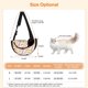 thumbnail image 3 of Bolsa de transporte portátil para gatos y perros, transpirable, ideal para viajes, senderismo y acampadas, para gatos y perros pequeños, color beige., 3 of 5