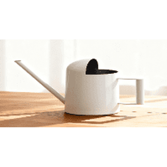 Bamworld Small Watering Can Indoor Outdoor Plant White Metal Stainless Steel Long Spoutt Flowers Watering Cans for House Garden Plants 10OZ Watering Bottle Cute Decorative for Bonsai