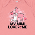 thumbnail image 4 of Inktastic My Mimi Loves Me Llama Girls Baby Bodysuit, 4 of 5