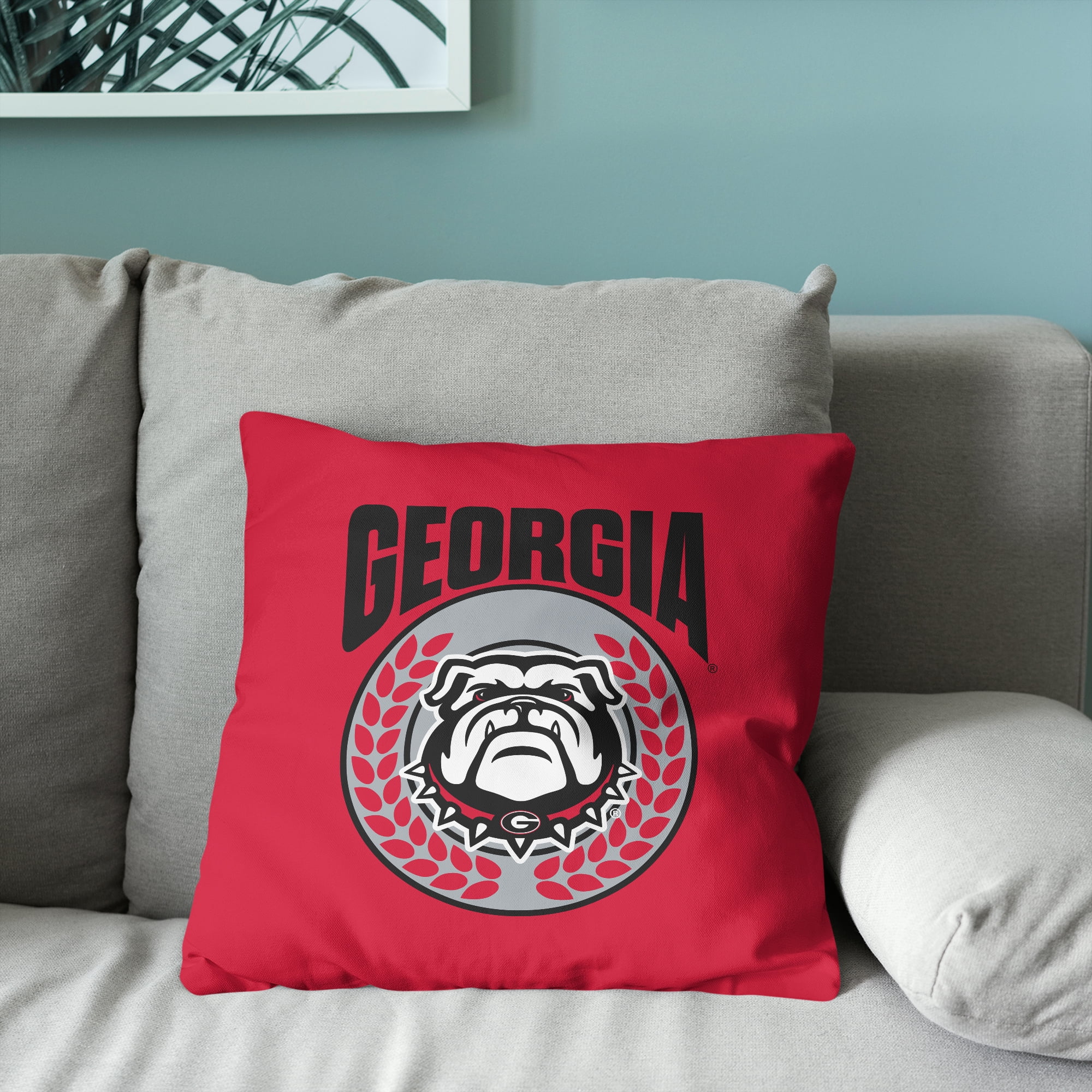 Georgia NCAA Triumph Square Cloud Pillow 24 inches