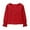 Red, variant on Girls Long Sleeve Green Tops Casual Loose Fit Round Neck Hollow Out Blouse Tee Shirt For St. Patrick's Day Festive,Size:10-12 Years