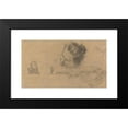 thumbnail image 2 of Karel Vitezslav Masek 14x10 Black Modern Framed Museum Art Print Titled - Woman in Bath, Holding a Glass of Wine (1898), 2 of 5