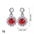 thumbnail image 2 of Pendientes Ganfancp Cubic-Zirconia Lentejuelas Borlas Un Par de Pendientes, 2 of 7