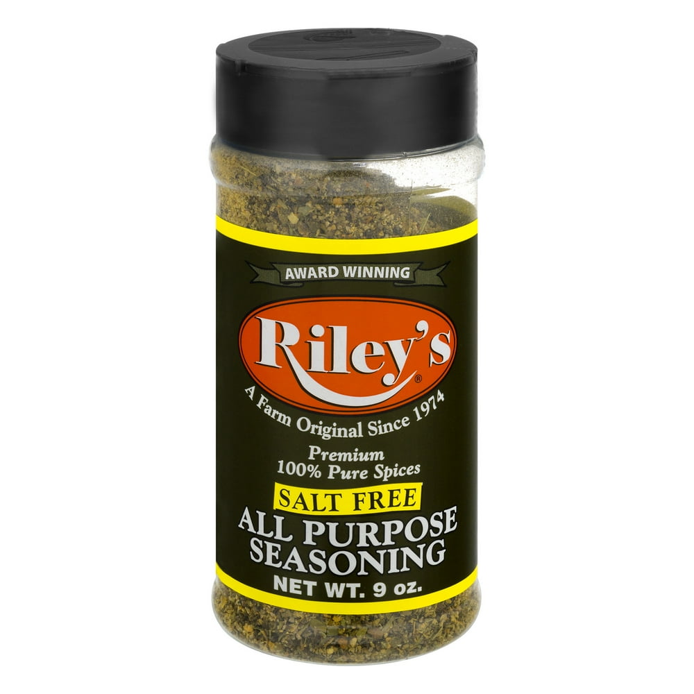 Riley's All Purpose Seasoning Salt Free, 9.0 OZ
