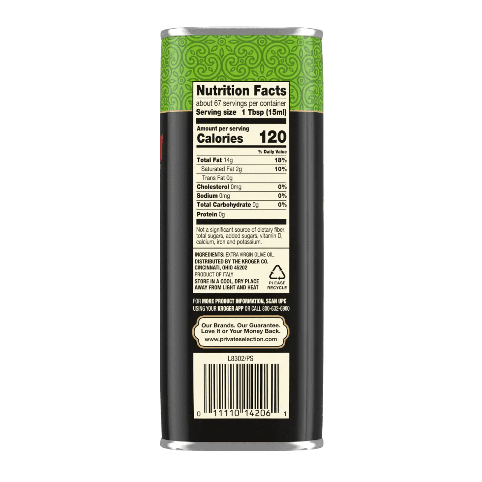 Private Selection Italian Extra Virgin Olive Oil First Cold-Pressed Product of Italy 33.8 fl oz (1L) , 2 Pack + Bonus