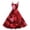 Deep Red, variant on LWavelet 2026 Valentine's Heart Dress, Women's Love Rose Pattern Sleeveless Flowy A Line Sundresses Deep Red L