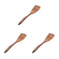 thumbnail image 2 of Naiovety Juego de utensilios de cocina de madera multiusos, color marrón, unisex, para cocinar en casa, cucharas de madera para cocinar, pala Type1 NO1, 2 of 6