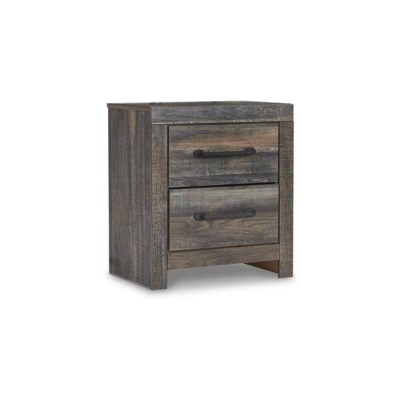 Bowery Hill 2 Drawer Nightstand in Burnt Orange