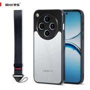 ( with wrist strap)IBMRS for Oppo Find X8 Phone Case,Non-Yellowing Shockproof Phone Cover, Anti-Scratch Clear Back camo