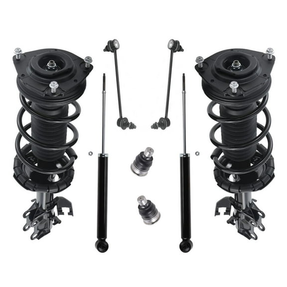 Front Complete Struts Rear Shocks Links Ball joints For Nissan 2009-2014 CUBE