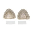 thumbnail image 1 of Accesorios para Casco de Motocicleta Decoración Orejas de Gato de Lentejuelas para Cascos de Motocicleta Bicicleta Esquí Amarillo Pegatina 2 Conjuntos, 1 of 6