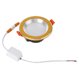thumbnail image 1 of Anillo de plata dorado RGB CW Wifi luz LED inteligente teléfono APP Control lámpara de montaje en techo 7W AC85-265V, 1 of 8