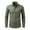 G-Army Green, variant on Men's Long Sleeve Button Down Shirts Lightweight Business Casual Tops Dressy Solid Work Tshirts with Pocket Coffee XXXL