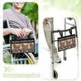 thumbnail image 3 of Jiueut Aztec Tribal Wheelchair Armrest Side Hanging Storage Bag Wheelchair Pouch Back Pocket for Seniors Easy to Install Power Wheelchair Armrest Bag Wheelchair Pouch Side, 3 of 7