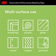 3M 233+ Automotive Refinish Masking Tape, 36mm x 32m, 1 Roll