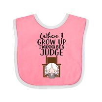 Inktastic Future Judge Boys or Girls Baby Bib