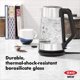 thumbnail image 5 of Hervidor eléctrico OXO Brew de vidrio inalámbrico de 1.75 L con alimentación LED, 5 of 9