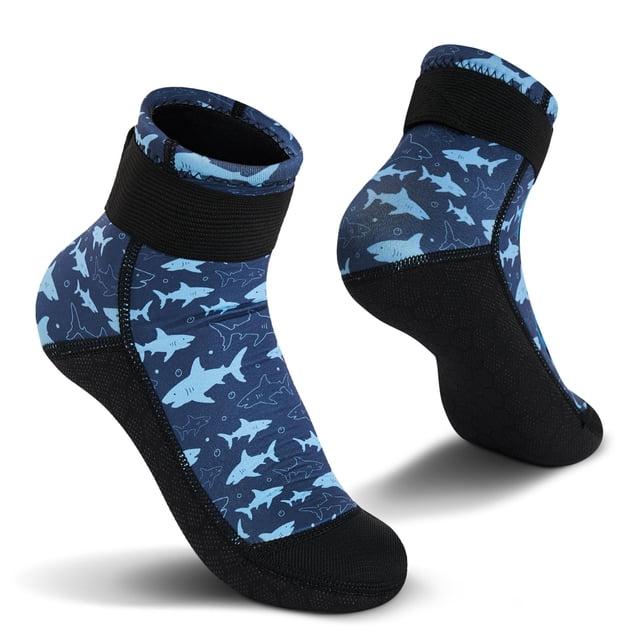 Calcetines Yikayin de neopreno para niños, antideslizantes, de neopreno, de 3 mm