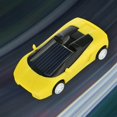 thumbnail image 1 of pitrice 1x Mini Vehicle Gadget Collectible Solar Powered Car for Training Kids Yellow, 1 of 9