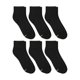 thumbnail image 3 of Calcetines Hanes Mujer 6 pares Comfort Fit tobillo negro, 3 of 4