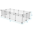 thumbnail image 7 of Private Jungle Pet Fence, Portable Large Metal Fence for Small Animals, 12 Panels, 14 X 14 Inches, 7 of 7