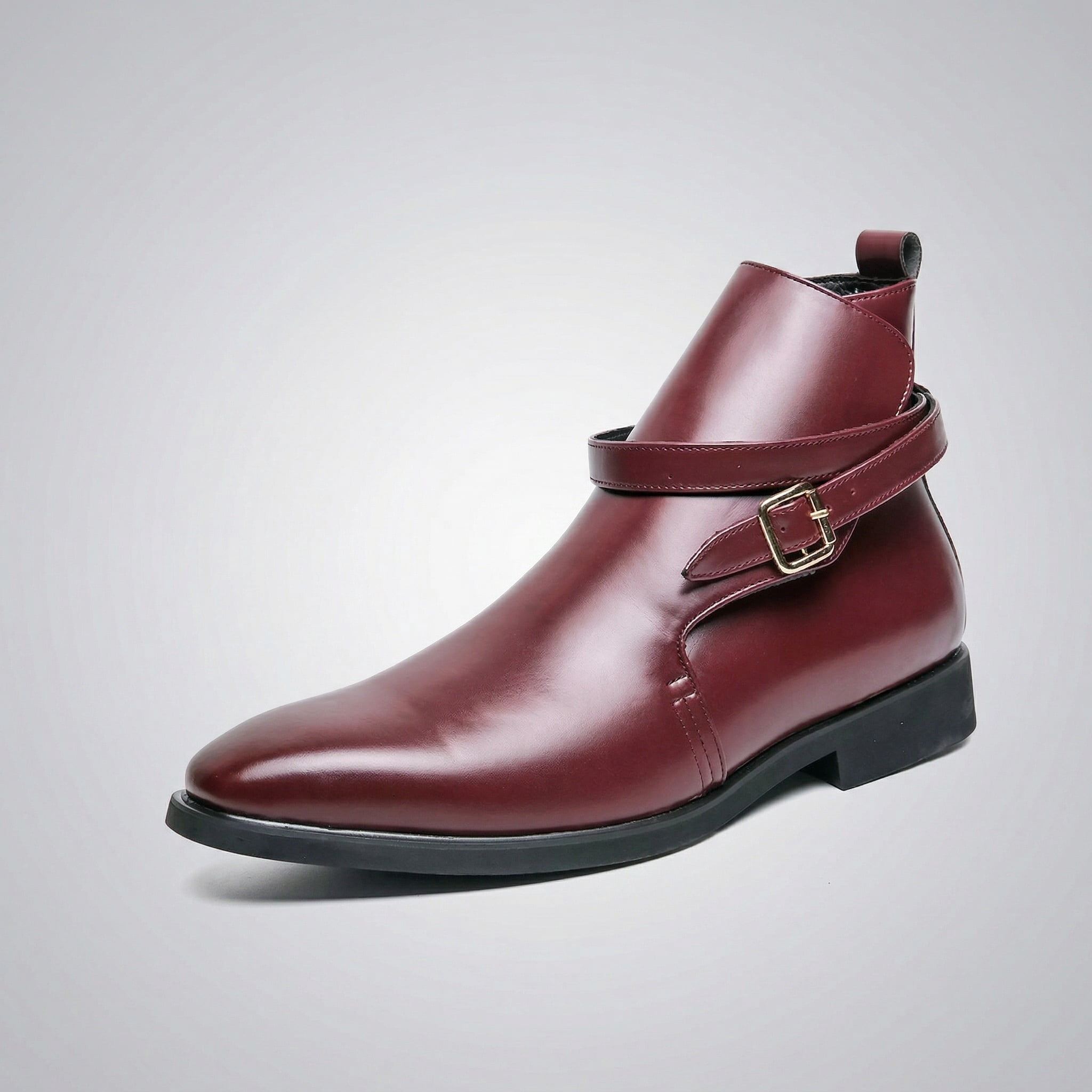 burgundy dress boots mens ZZQTBCDKY Men's Monk Strap Ankle Boots, Pointed Toe with Adjustable Buckle, Formal Business Chelsea Boots for Men, Black/Brown/Burgundy This slip 11.26.2021 ZARA WOMEN MESH DRESS Colors:Juniper Green
