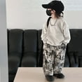thumbnail image 6 of Toimothcn Toddler Boys Cargo Pants Spring Elastic Casual Autumn Casual Camouflage Printed Elastic Waist Wide Leg Handsome Trousers With Pockets Comfy Kids Dailywear, 6 of 9