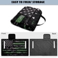 thumbnail image 6 of Xixirimido Easy-carry Golf Cart Seat Covers, Portable Golf Cart Seat Towel Blanket Quilted with 4 Pockets Fits for EZGO, Yamaha, Club Car & More 2-Seat Carts, Camouflage American Flag, 6 of 8