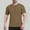 #Coffee, variant on DPTALR George Fashionable Men's Mesh Breathable Solid Color Tight-Fitting Short Sleeve T-shirt,Black,Big and Tall Men XXL