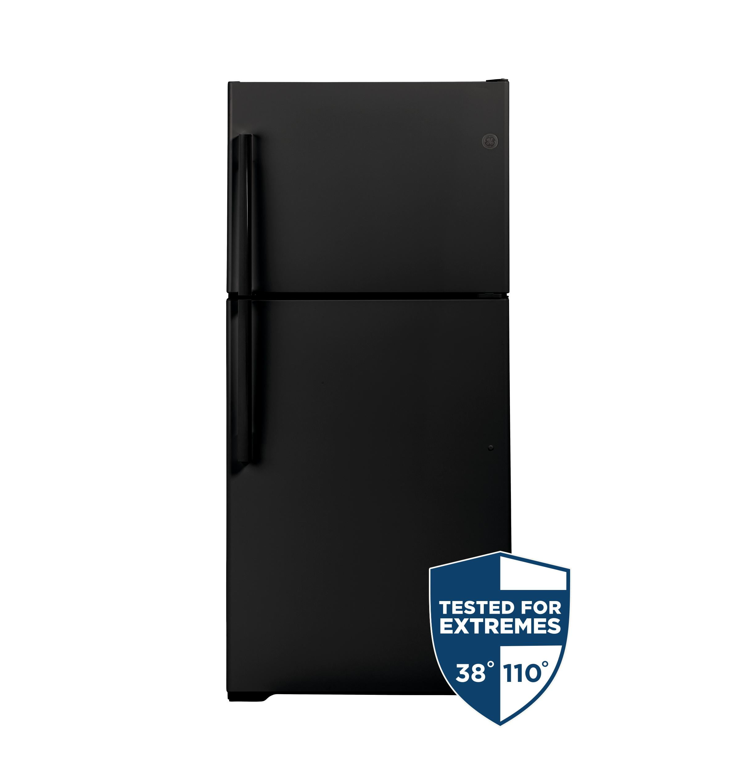 GE GTS22KGNRBB 21.9 Cu. Ft. Black Top-Freezer Refrigerator