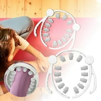 Ring Roller Massage Leg Clamp with 360 Rotation for Deep Muscle Relaxation Portable Fascia Massager Yoga Exercise Tool