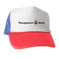 thumbnail image 3 of CafePress - Youngstown Steel - Trucker Hat - Polyester Foam Front and Nylon Mesh Weave Back, 3 of 11