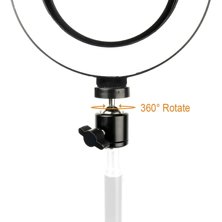 AGM Selfie Ring Light avec Col de Cygne 24, 3 Modes d'Eclairage