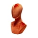thumbnail image 2 of Cabeza de maniquí, modelo de exhibición de pelucas, soporte de exhibición de sombreros multifuncional Naranja, 2 of 9