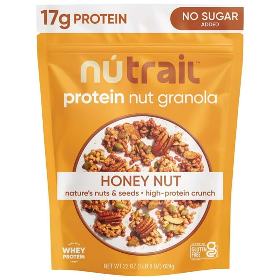 NuTrail Protein Oats and Honey Granola, 22 Ounce