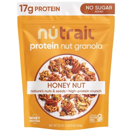NuTrail Protein Oats and Honey Granola  22 Ounce