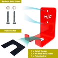 thumbnail image 2 of czcpp-Barbell Storage Wall Mounted Storage Rack, Wall Barbell Rack, Olympic Wall Mount Barbell Holder,Vertical Hanging Barbell Rack.Suitable for Gym, Home Fitness, 2 of 4