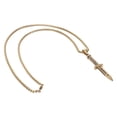 thumbnail image 1 of Collar con colgante de cuchillo para hombre, joyería masculina de moda, collar, regalo, accesorio de ropa, dorado, 1 of 14