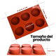 thumbnail image 3 of Trio Moldes Silicona Hornear Galletas Redondos 6 Espacios 3p, 3 of 6