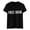 Black, variant on Women's Slogan Graphic Print T-Shirt, Round Neck Short Sleeve Casual Tee, Cotton-Like Stretchy & Soft Top, Statement Basic for Women S-3XL