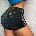 thumbnail image 4 of Honeii North American Bald Eagle Print Women's Workout Shorts, Gym Shorts for Active Wear, Sports Shorts,Women's Running Shorts,Quick Dry Athletic Shorts-Medium, 4 of 8