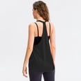 thumbnail image 4 of Women Workout Tank-Top Mesh Quick Dry Stretch Loose Running Exercise, 4 of 8