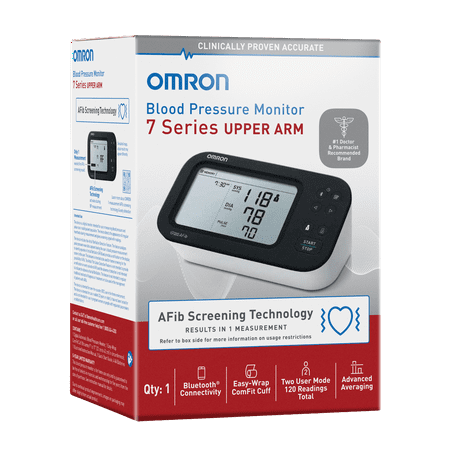 Omron - 7 Series Upper Arm Blood Pressure Monitor - Black